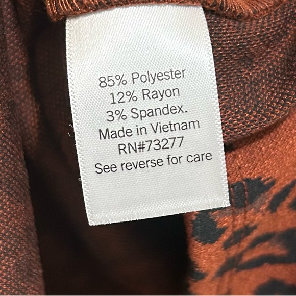 Nine West Women’s Sleeveless Animal Print Dress Size Small - Never Worn - Picture 6 of 6